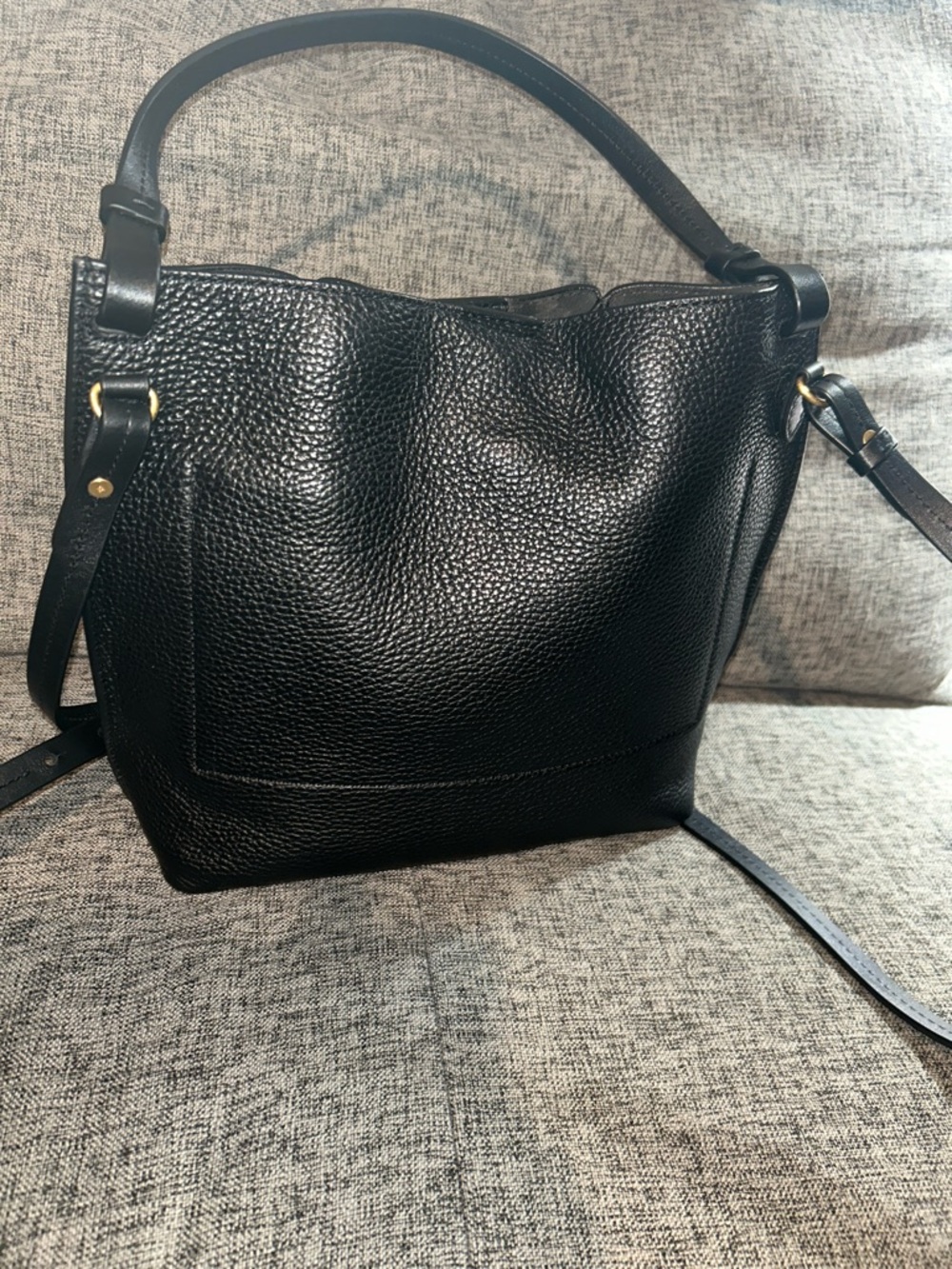 VINCE Ava Leather Crossbody Bag - Picture 7 of 14